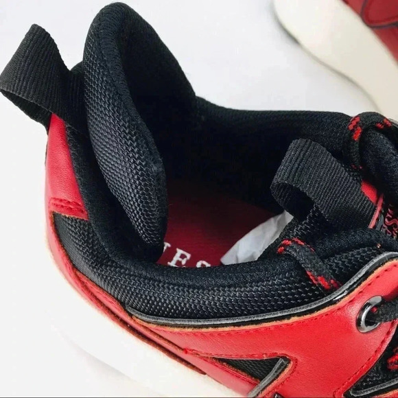 GUESS Tane Dark Red Men’s Sneakers Size 10.5 - Picture 14 of 16